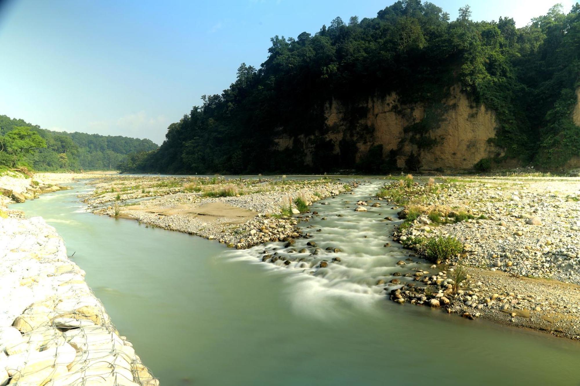 Riverside By Aahma Hotel Garjia Exterior foto